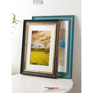 F757J8J50寸506cm75厘 2裱画挂墙美式 简约做旧复古欧式 大框相框装