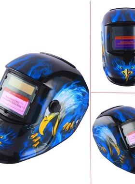 厂焊家直销五太阳能自动变光焊工焊接烧LPR电焊面罩防护劳保金面