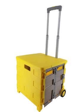 塑便携折叠拉杆车快拉递买菜购料物车旅游露营ZY-MBB载家用旅行宿