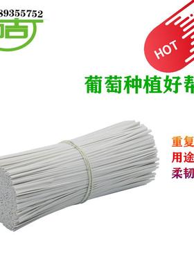 葡萄扎线0.5圆扁一0.55圆0万条12m白色扎带c绑丝猕猴桃绑5枝园林