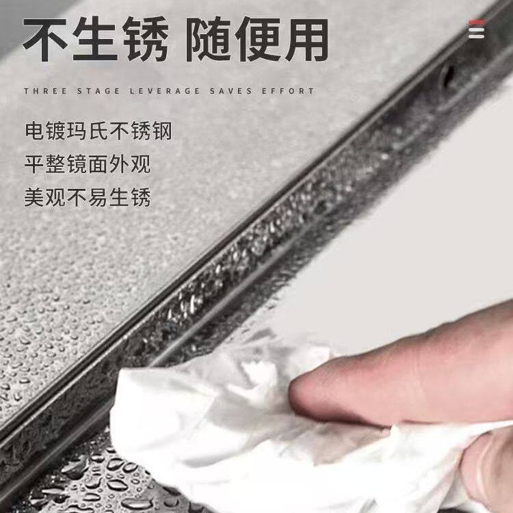 不锈钢工具箱家用多功能五金三层折叠车载铁皮工业级收纳盒