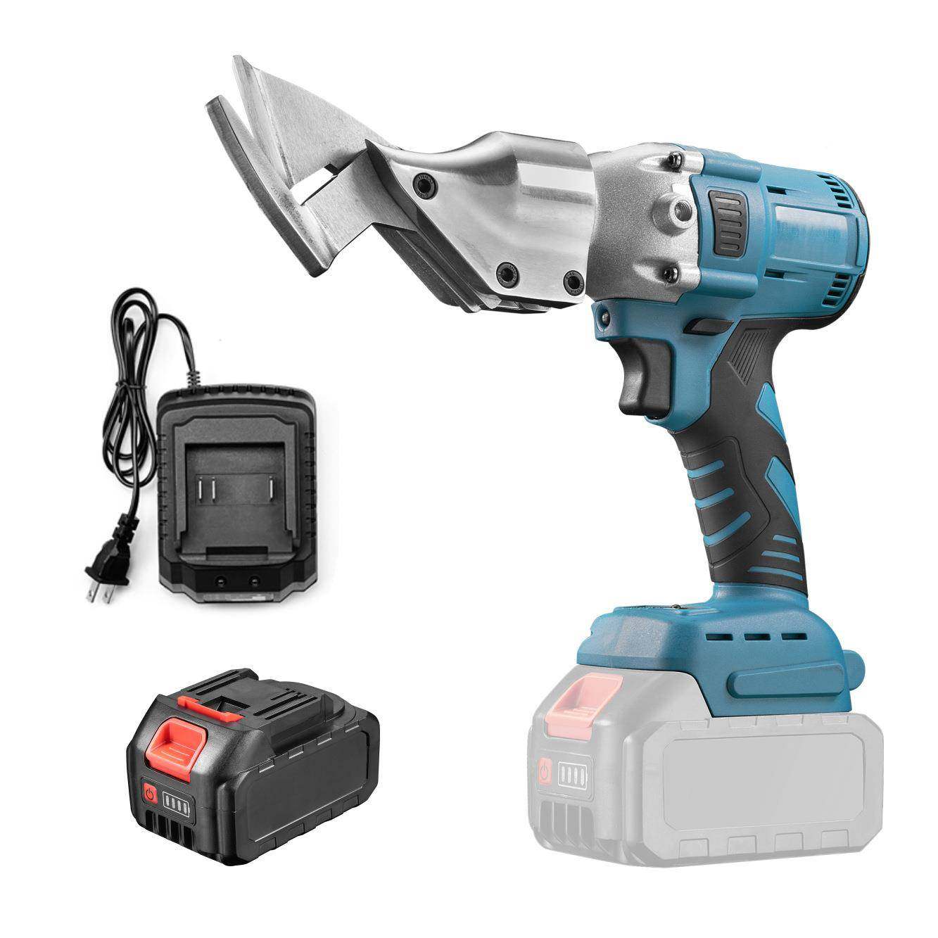 锂电充无电式铁剪刀刷电动刀新款手持式彩皮钢铁丝剪无品牌/电动