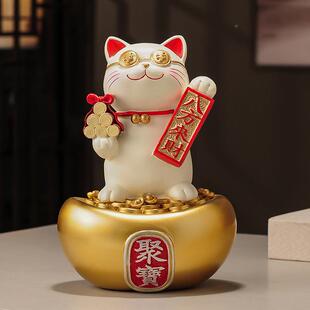 财办源广进招财猫发财树摆件新客厅玄关开公室装饰品cygjfcs店业
