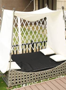 室藤躺13685椅庭温泉池遮院阳椅阳台外浪棚夏季海边躺床漫度假情