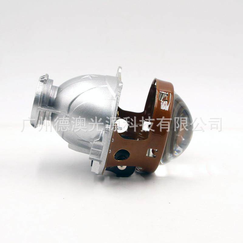 超4863亮聚星星海款五双光透镜汽车大灯前照灯超高亮D2H透光镜鱼