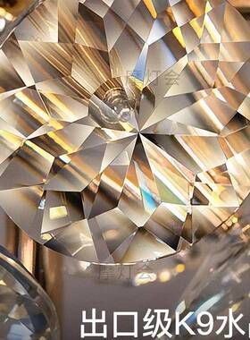 灯摩灯会蒲公英小吊卧现室床头轻后奢水晶86431代玄关吧台