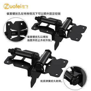 不锈钢篱笆铰链花页园门栏木门JL2063篱合页栅门合P可VC护栏铰链