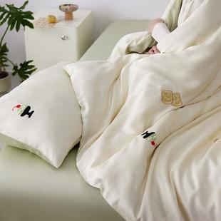 A用类母婴级60冰S兰精天丝四50521件套上夏季 莱赛尔丝床单笠仿真