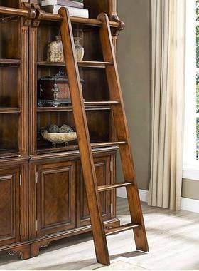 美式全实木书柜欧式靠简墙约书展房示柜自由组合一体置物ZG-68513