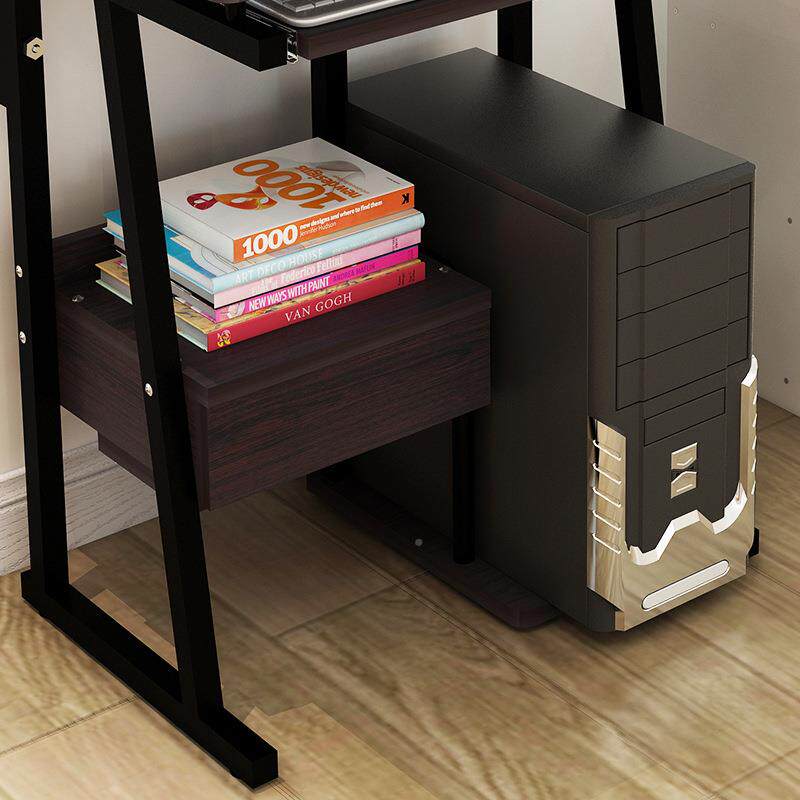 电7464脑桌电脑台桌子家用办组公学生式书桌书架合简约桌小桌子