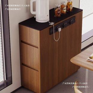 岛岛台餐边子小岛房中柜单独边岛移动餐厨桌实木极窄导209台小户