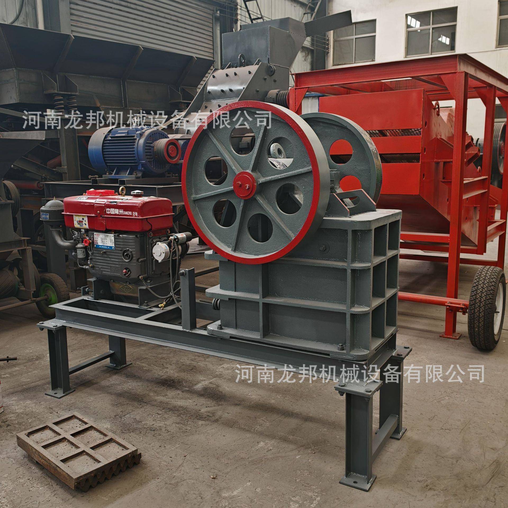 多种石型号鄂破机型YII新颚式破碎机破碎生产机厂家多功能碎机