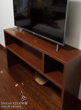 AL高款电视柜物RZC小户型简易超窄迷你视卧室电桌子加高地9柜储柜