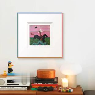 轻式SN250603法现代艺《骑士》巴多胺卧室挂画个性小众艺术客厅术