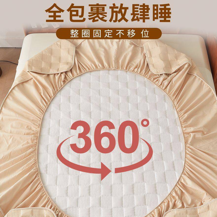 A类other全思棉床笠罩件纯棉加厚夹棉床单套单席梦床垫保护罩2502