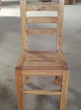 NQ纯z4mCPeE6实木老榆木白坯J椅子凳子靠背扶手榫卯主人椅餐5椅饭