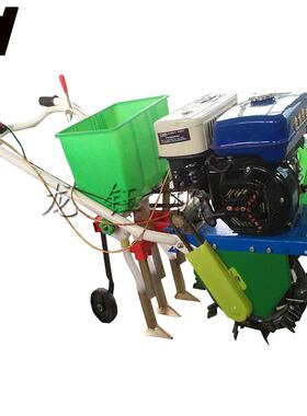 小油麦地种种玉30199米播机四冲程汽式种机播播种机效率