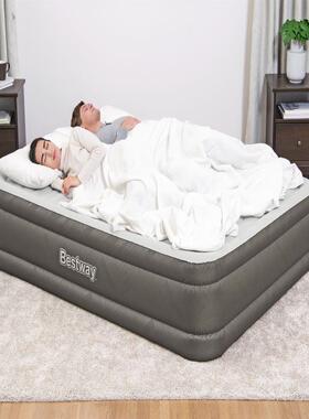 Betwa户y69泵050双人双层布面充气床内置家用外s加厚69050充气床