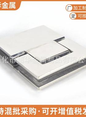 形泳池玻璃门锁合27979页淋浴浴室门夹免开合孔方玻璃铰链房页按