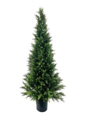 逊跨境酒树店落地装饰室外婚庆摆件马假松柏圣诞树QNU仿真柏树盆