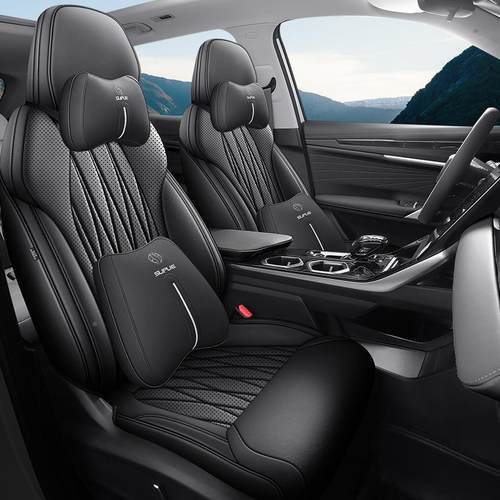 利L博越用汽车坐垫吉四季通用全包座套透气打孔皮夏季运专动FVJ坐