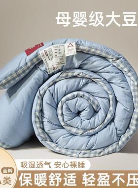 A类立边大纤维被拉二合体41470一子母被四季豆被春秋被链双人加厚