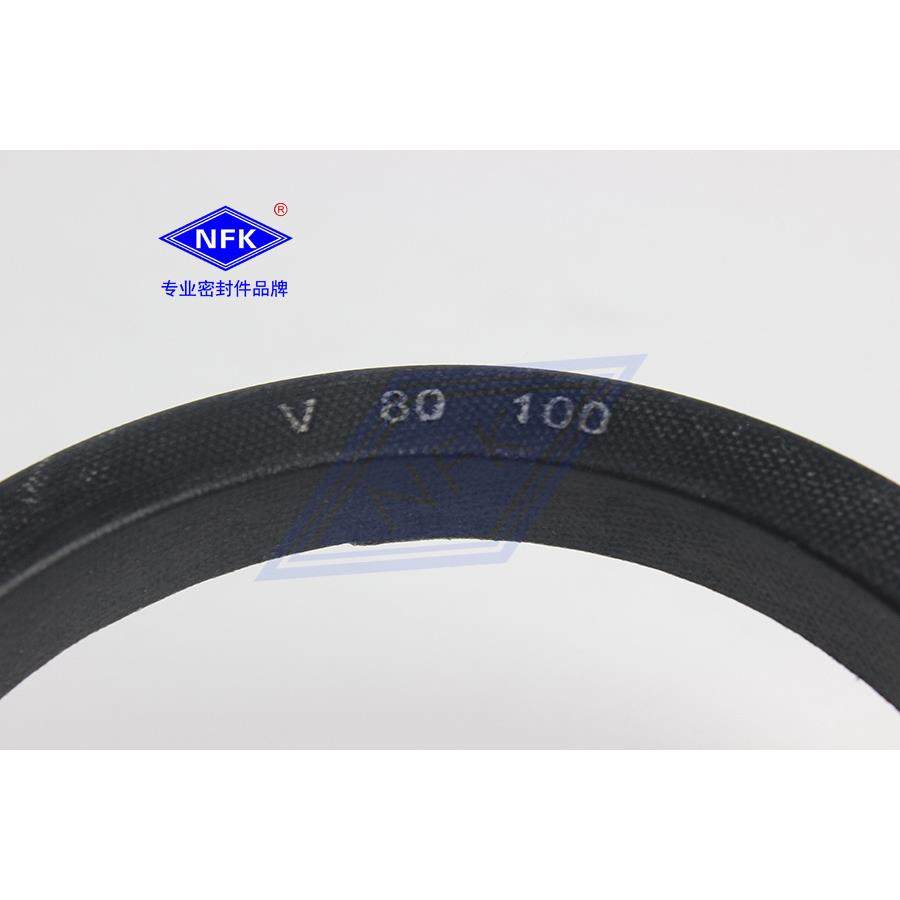 挖掘机设备油缸用0v型布封夹圈组合活塞油封V70252型夹布8*10密0*