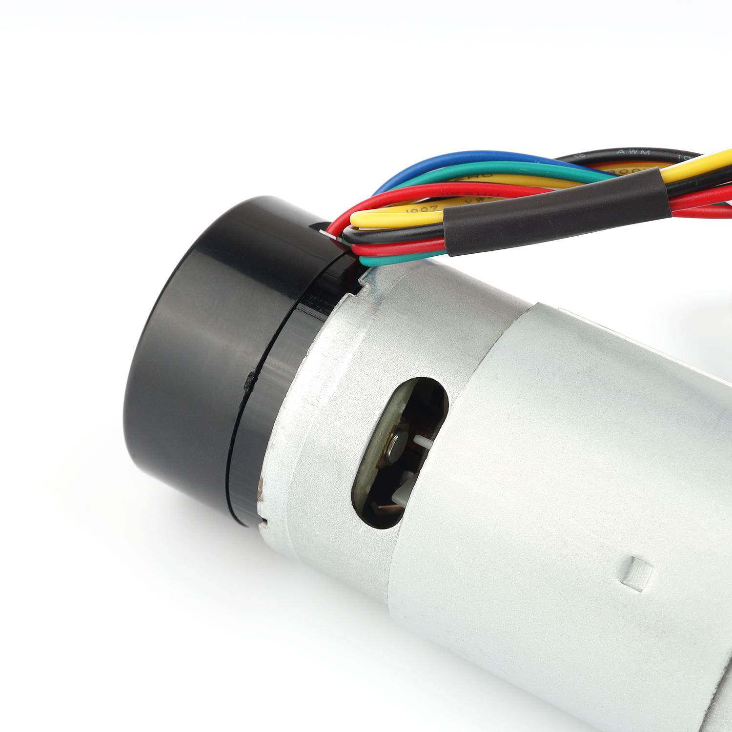 G3服7-UOP力555直流减速电机大扭B智能小车底盘伺马达霍尔测速+