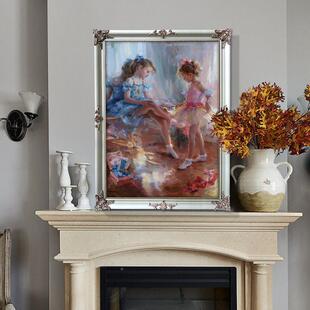 世界名画物装饰画康斯坦人丁拉祖REC莫夫美儿式印油象芭蕾舞挂画