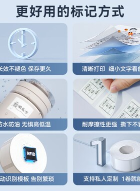 【热转印】精臣M2/B32/Z401哑银标签纸亚银不干胶贴纸热转印固定