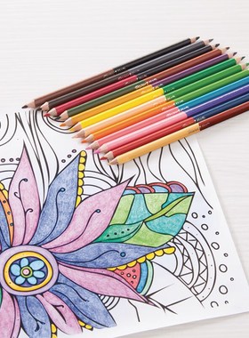 papermate缤乐美彩色铅笔小学生美术生儿童幼儿园画画专用24色彩