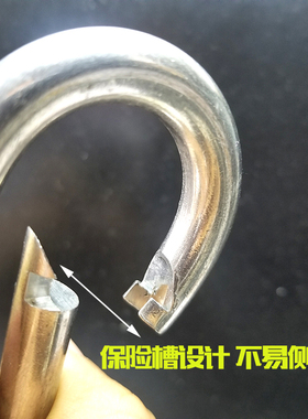 不锈钢弹簧扣 304索扣弹 簧索扣m45678910  mm保险扣 绳扣 铁链扣