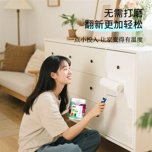 水性木器漆家具翻新家用自刷涂料柜子旧木门木头改色清漆专用油漆