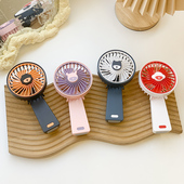 卡通小风扇usb迷你充电小型电风扇夏天学生宿舍静音可爱手持电扇