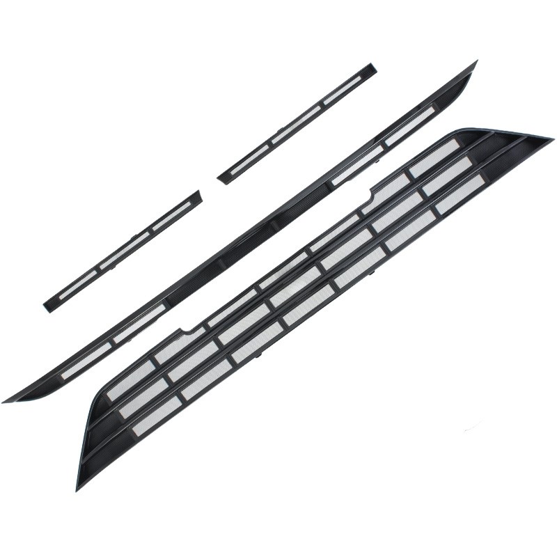 适用25款大众途岳新锐卡扣式防虫网中网前脸格栅专用改装配件装饰