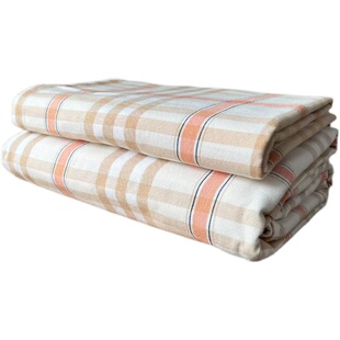 刘大姐家 出口硬货!老粗布纯棉床单单件 新疆长绒棉单双人四件套