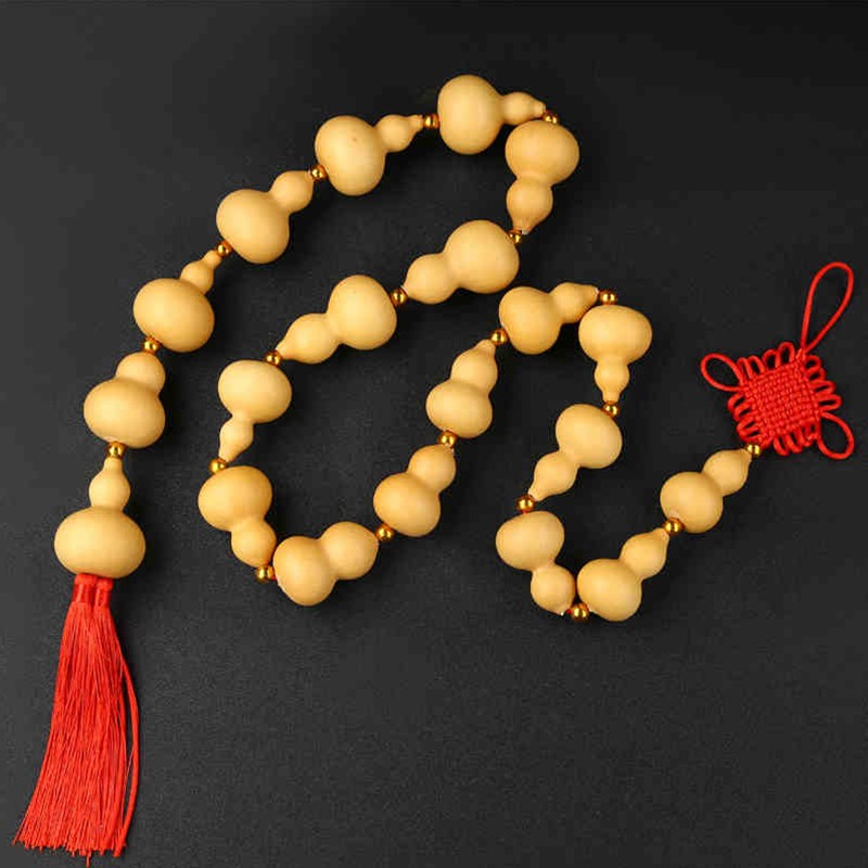 文玩手捻天然小葫芦串隔断装饰厕所门帘子挂件宝葫芦珠帘挂件