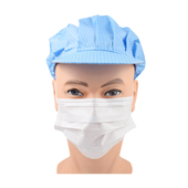 康惠洁防静电帽洁净室生物制药食品车间工作帽无尘防护帽员工帽子