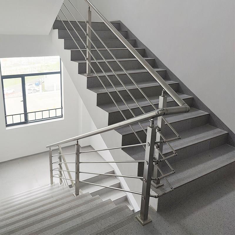 不锈钢楼梯扶手护栏自建房室内家用简约扶手栏杆自装拉丝阳台护栏