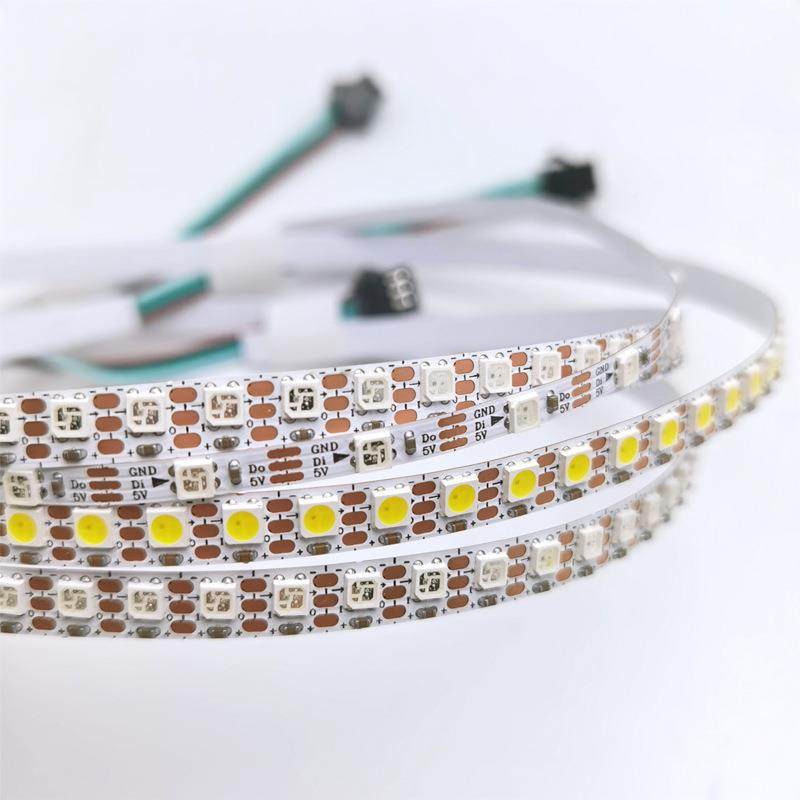 头工0厂3535内置单650k色内置3535软灯带低压5v幻彩7MM144源灯氛