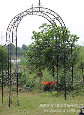 拱季花架爬藤HT-K0249架户外花园架园艺子月葡萄架拱形攀爬花门支