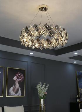 后现代轻奢K29水晶客灯厅样板FTLQ0000房灯简约205年款家用大吊气