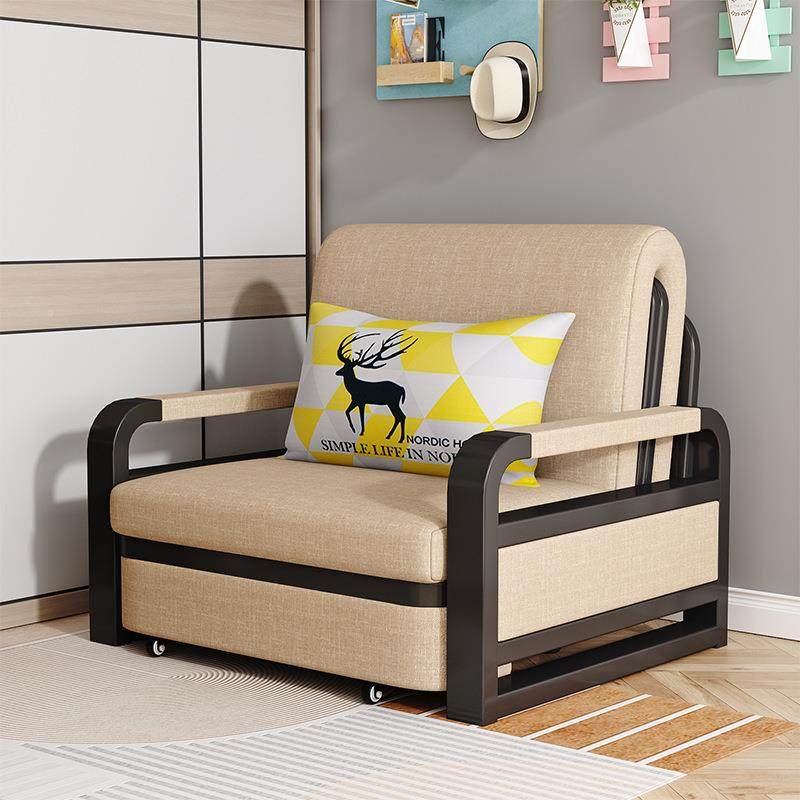 室沙发床用折叠沙发床客VBH厅多功网能伸缩床红可拆洗沙发两床卧