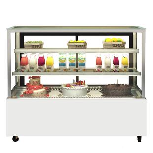 蛋糕柜冷藏展示柜商用直食70角果风熟甜品水冷台式小型保鲜柜