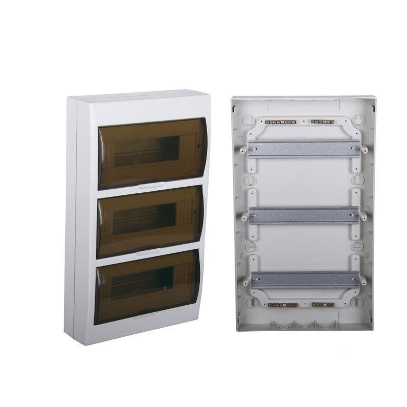 热卖综梅合兰36回路明型照明配电箱36回路明装配电箱AB配塑S料空