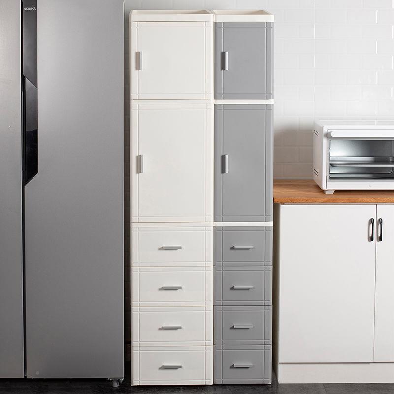 开式夹缝收纳柜抽式卫生屉间柜窄厨房缝隙置物架大号收门纳无品牌