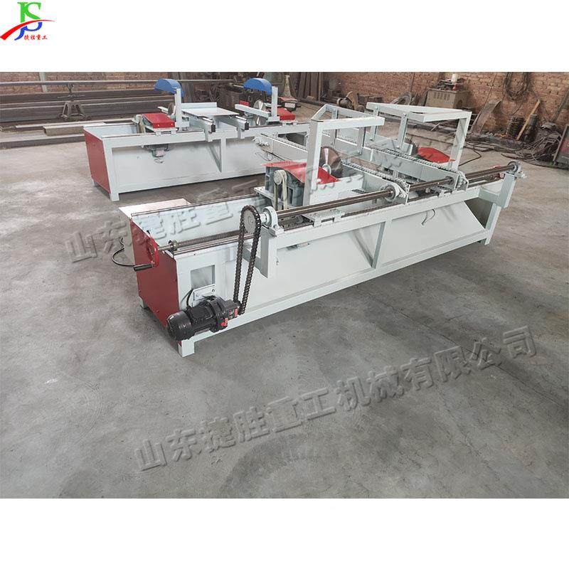 4木度双端齐头锯多断自动截料裁5板锯料js-qtj45方托盘下料修边锯