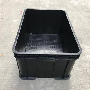 直销600 400防静电静胶箱无尘塑车间周转筐五金箱DKW防电胶框 500