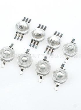 1大功9ZZZ灯5nm紫光led灯珠UV率紫外0MIL灭蚊灯固化仿流明灯W珠