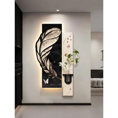 ?画轻Fh(x}h(#奢玄关应带灯装道饰画入户正对门感挂走廊感过尽头